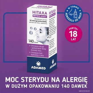 Hitaxa Metmin-Spray 50 µg/dawkę, aerozol do nosa, zawiesina, 140 dawek - 5 - zdjęcie produktu