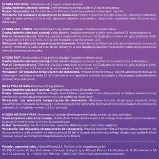 Hitaxa Metmin-Spray 50 µg/dawkę, aerozol do nosa, zawiesina, 140 dawek - 9 - zdjęcie produktu
