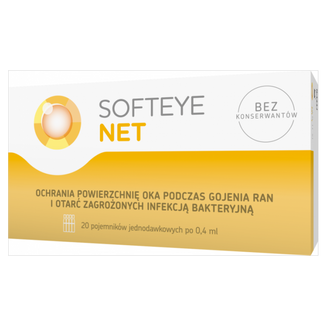 Softeye Net, żel do oczu, 0,4 ml x 20 pojemników jednodawkowych - zdjęcie produktu