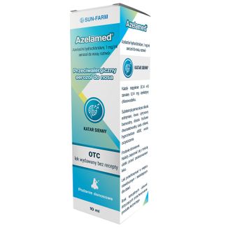 Azelamed 1mg/ml, aerozol do nosa, roztwór, 10 ml - zdjęcie produktu