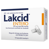 Lakcid Entero 250 mg, 10 kapsułek - miniaturka zdjęcia produktu