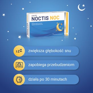 Noctis Noc 12,5 mg, 7 tabletek powlekanych - 3 - zdjęcie produktu