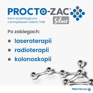 Procto-Zac Silver, krem proktologiczny z kompleksem srebra TIAB, 25 ml - 3 - zdjęcie produktu