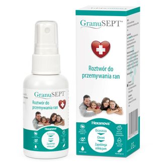 GranuSEPT, roztwór do przemywania ran, 60 ml - zdjęcie produktu