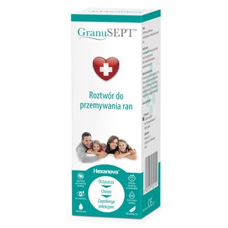 GranuSEPT, roztwór do przemywania ran, 60 ml - 2 - zdjęcie produktu