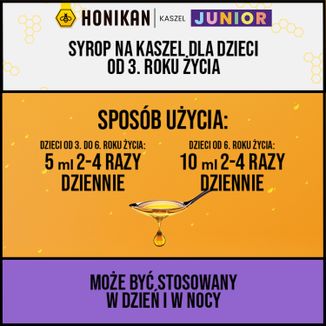 Honikan Kaszel Junior, syrop dla dzieci od 3 lat, 230 g - 4 - zdjęcie produktu