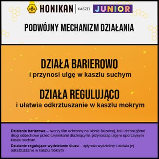 Honikan Kaszel Junior, syrop dla dzieci od 3 lat, 230 g - 5 - zdjęcie produktu