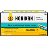 Honikan Gardło i Kaszel, żel w saszetkach dla dzieci od 12 lat i dorosłych, 10 sztuk KRÓTKA DATA - miniaturka zdjęcia produktu