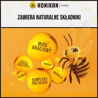 Honikan Kaszel, syrop dla dzieci od 12 lat i dorosłych, 230 g - 3 Honikan Kaszel, syrop dla dzieci od 12 lat i dorosłych, 230 g - 3 - zdjęcie produktu