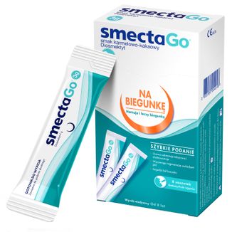 SmectaGo, smak karmelowo-kakaowy, 8 saszetek - zdjęcie produktu