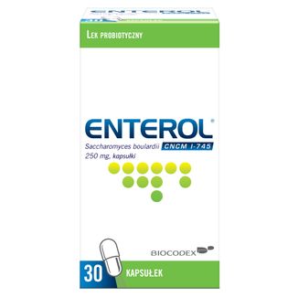 Enterol, 250 mg, 30 kapsułek - zdjęcie produktu