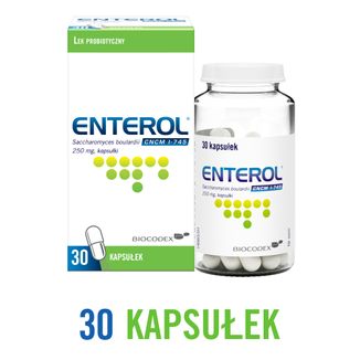 Enterol, 250 mg, 30 kapsułek - 2 - zdjęcie produktu
