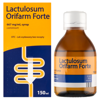Lactulosum Orifarm Forte 667 mg/ml, syrop, 150 ml - 2 - zdjęcie produktu