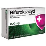 Nifuroksazyd Aflofarm 200 mg, 12 tabletek powlekanych - miniaturka zdjęcia produktu