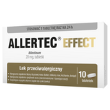 Allertec Effect 20 mg, 10 tabletek - miniaturka zdjęcia produktu