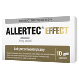 Allertec Effect 20 mg, 10 tabletek - miniaturka zdjęcia produktu
