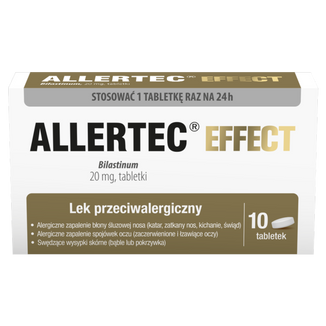 Allertec Effect 20 mg, 10 tabletek - 2 - zdjęcie produktu