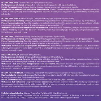 Hitaxa Fast Kids 0,5 mg/ ml, 60 ml - 8 - zdjęcie produktu