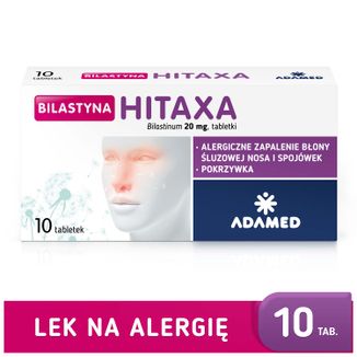 Bilastyna Hitaxa 20 mg, 10 tabletek - 4 - zdjęcie produktu
