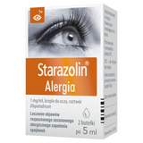 Starazolin Alergia 1 mg/ ml, krople do oczu, 2 x 5 ml - miniaturka zdjęcia produktu