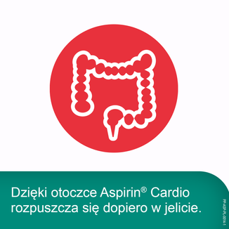 Aspirin Cardio 100 mg, 56 tabletek powlekanych - 5 - zdjęcie produktu