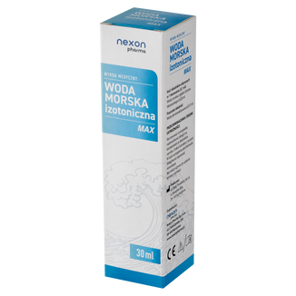 Nexon Pharma, woda morska izotoniczna max, spray do nosa, 30 ml - zdjęcie produktu