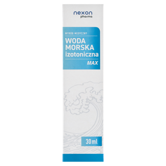 Nexon Pharma, woda morska izotoniczna max, spray do nosa, 30 ml - 2 - zdjęcie produktu