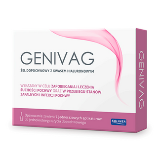 Genivag, żel dopochwowy z kwasem hialuronowym, 5 g x 7 aplikatorów - 2 - zdjęcie produktu
