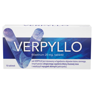 Verpyllo 20 mg, 10 tabletek - zdjęcie produktu
