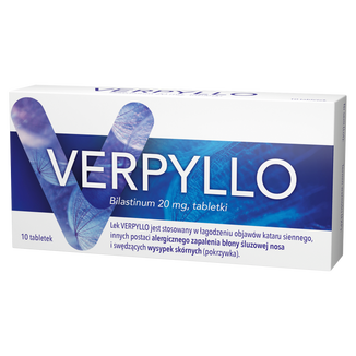 Verpyllo 20 mg, 10 tabletek - 9 - zdjęcie produktu