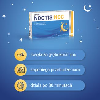 Noctis Noc 12,5 mg, 14 tabletek powlekanych - 3 - zdjęcie produktu