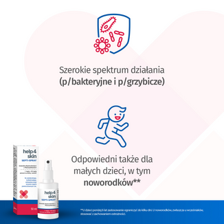 Help4Skin Septi-Spray 1 mg + 20 mg/g, aerozol na skórę, 50 ml - 5 - zdjęcie produktu