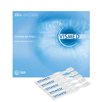 Vismed 0,18%, nawilżające krople do oczu, 0,3 ml x 20 sztuk - zdjęcie produktu