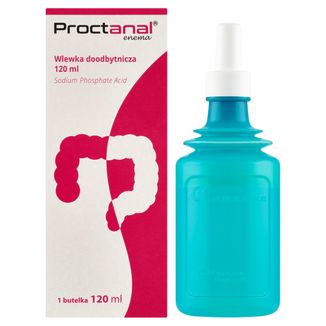Proctanal Enema, wlewka doodbytnicza, 120 ml - 2 - zdjęcie produktu