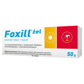 Foxill, 1 mg/ g, żel, 50 g KRÓTKA DATA - zdjęcie produktu