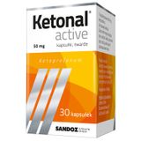 Ketonal Active 50 mg, 30 kapsułek twardych - miniaturka zdjęcia produktu
