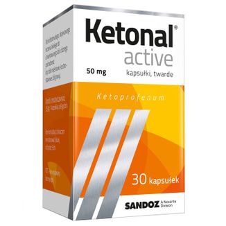 Ketonal Active 50 mg, 30 kapsułek twardych - 2 - zdjęcie produktu