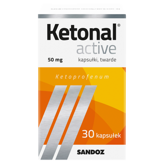 Ketonal Active 50 mg, 30 kapsułek twardych - zdjęcie produktu