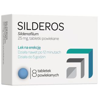 Silderos 25 mg, 8 tabletek - zdjęcie produktu