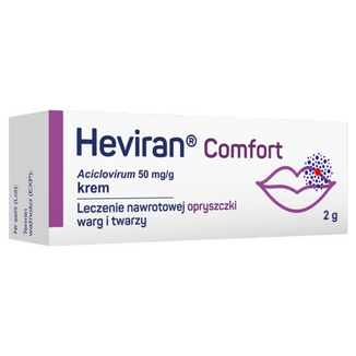 Heviran Comfort 50 mg/g, krem, 2 g - 3 - zdjęcie produktu