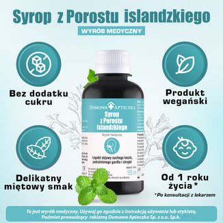 Syrop z Porostu Isladzkiego, 165 ml - 3 Syrop z Porostu Isladzkiego, 165 ml - 3 - zdjęcie produktu