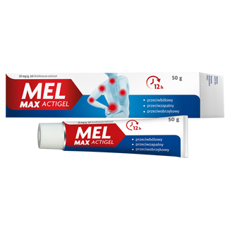 Mel Max Actigel 20 mg/g, żel, 50 g - 2 - zdjęcie produktu