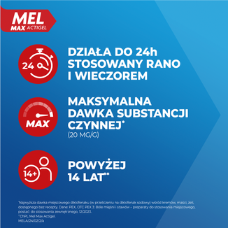 Mel Max Actigel 20 mg/g, żel, 50 g - 3 - zdjęcie produktu