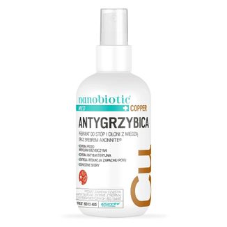 Nanobiotic Med Copper Antygrzybica Forte, preparat do stóp i dłoni, 75 ml - 2 - zdjęcie produktu