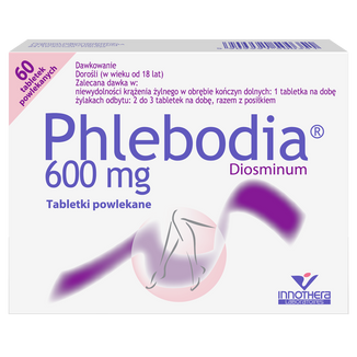 Phlebodia 600 mg, 60 tabletek powlekanych - zdjęcie produktu