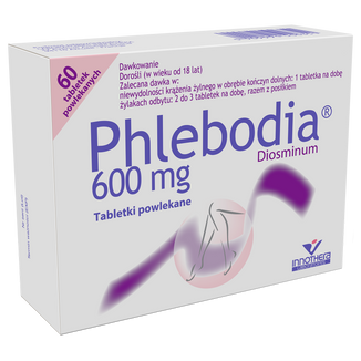 Phlebodia 600 mg, 60 tabletek powlekanych - 2 - zdjęcie produktu