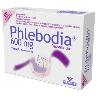 Phlebodia 600 mg, 60 tabletek powlekanych - 3 - zdjęcie produktu