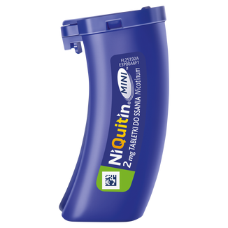 NiQuitin Mini 2 mg, 20 tabletek do ssania - 2 - zdjęcie produktu