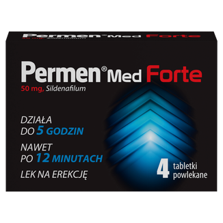 Permen Med Forte 50 mg, 4 tabletki powlekane - zdjęcie produktu