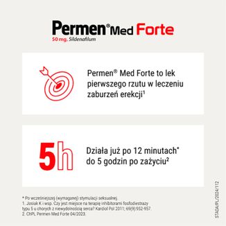 Permen Med Forte 50 mg, 4 tabletki powlekane - 5 - zdjęcie produktu